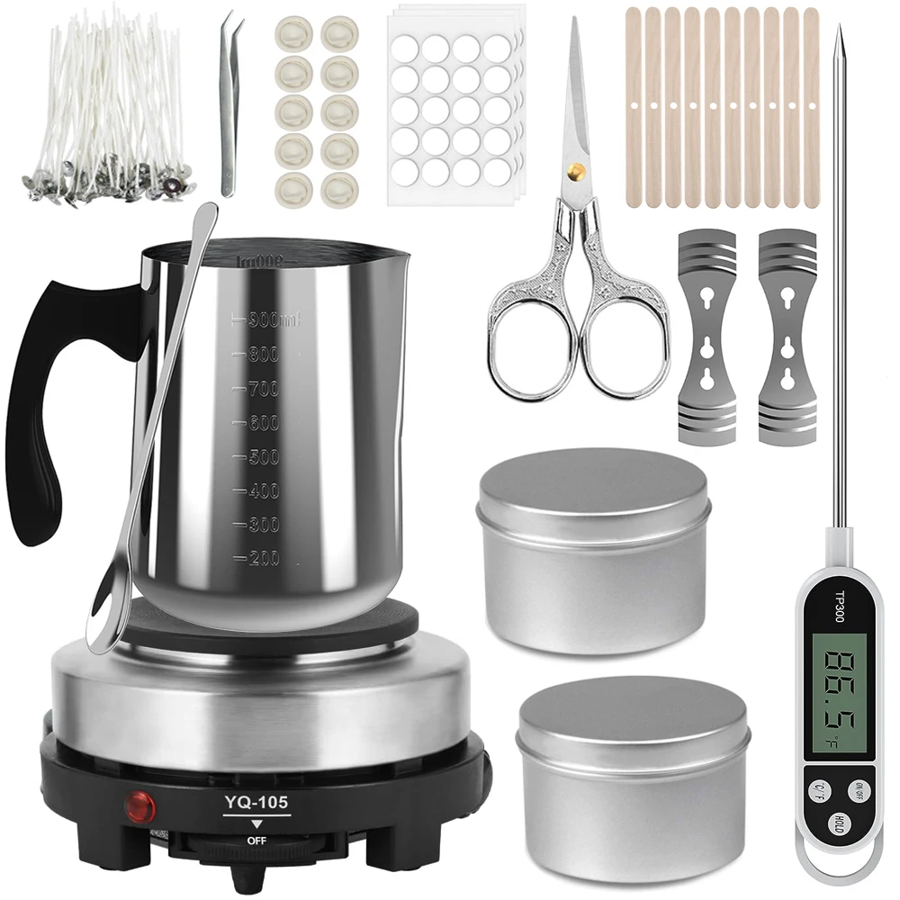 Candle Making Instructions - Gemos 500w elektronische Herd Kerzen herstellung