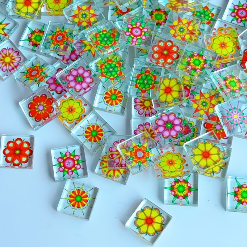 Candle Making At Home - 100/200 Gramm transparentes Mosaikmaterial, 2,3*2,3 cm