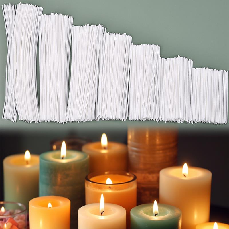 Candle Making Instructions - 50/100pcs gewachste Baumwolle Kerze Dochte Set