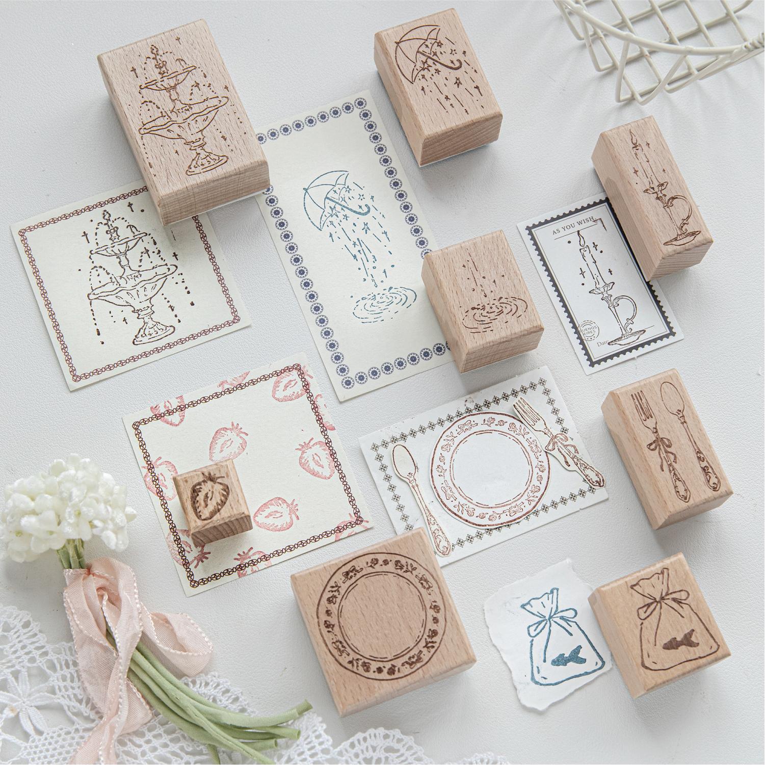 Candle Making At Home - Fountain Candle Tableware Candle TablewarDesign Holzstempel