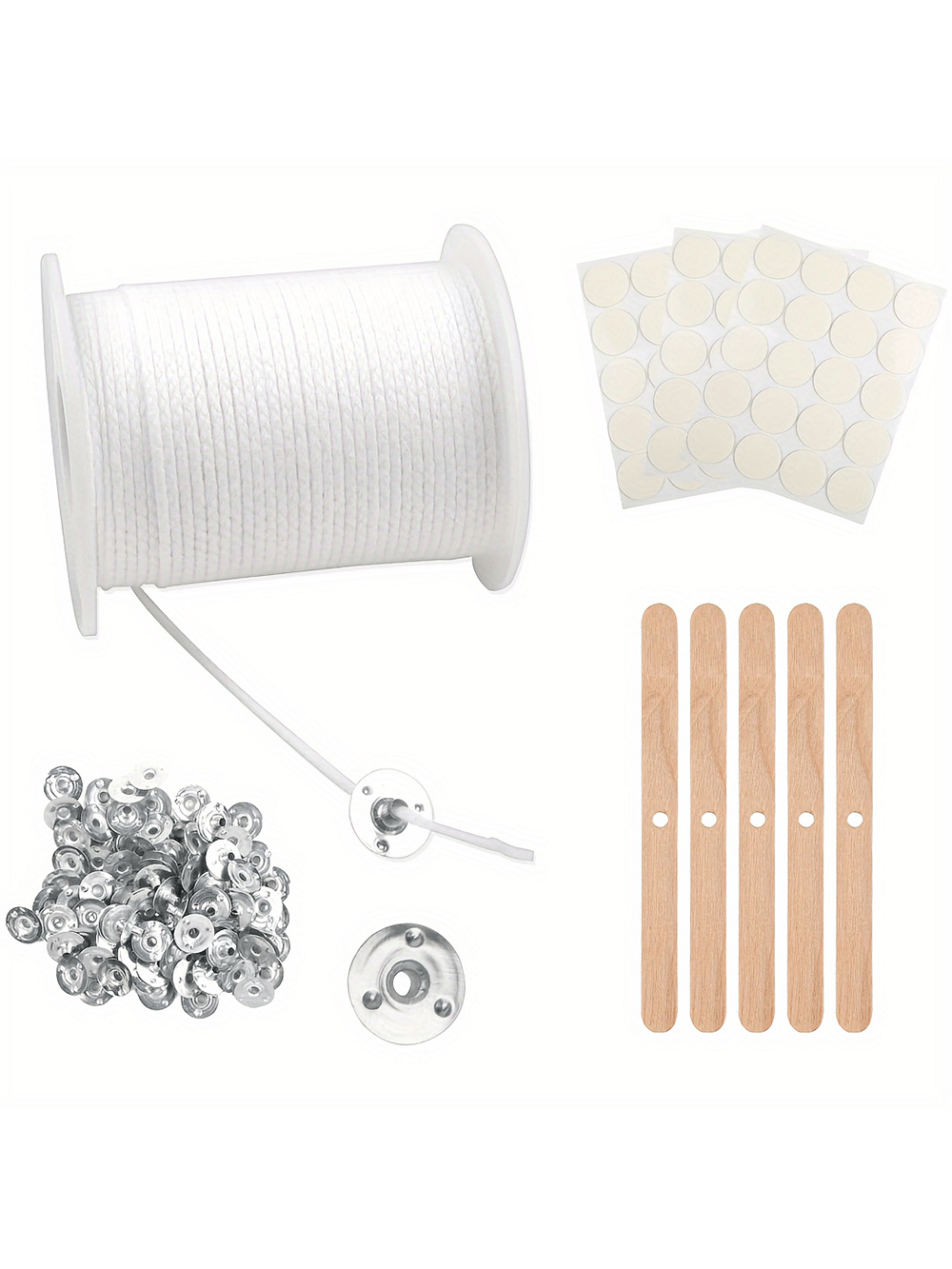 Candle Making Instructions - 200 Fuß Kerzendocht – Kerzendocht mit