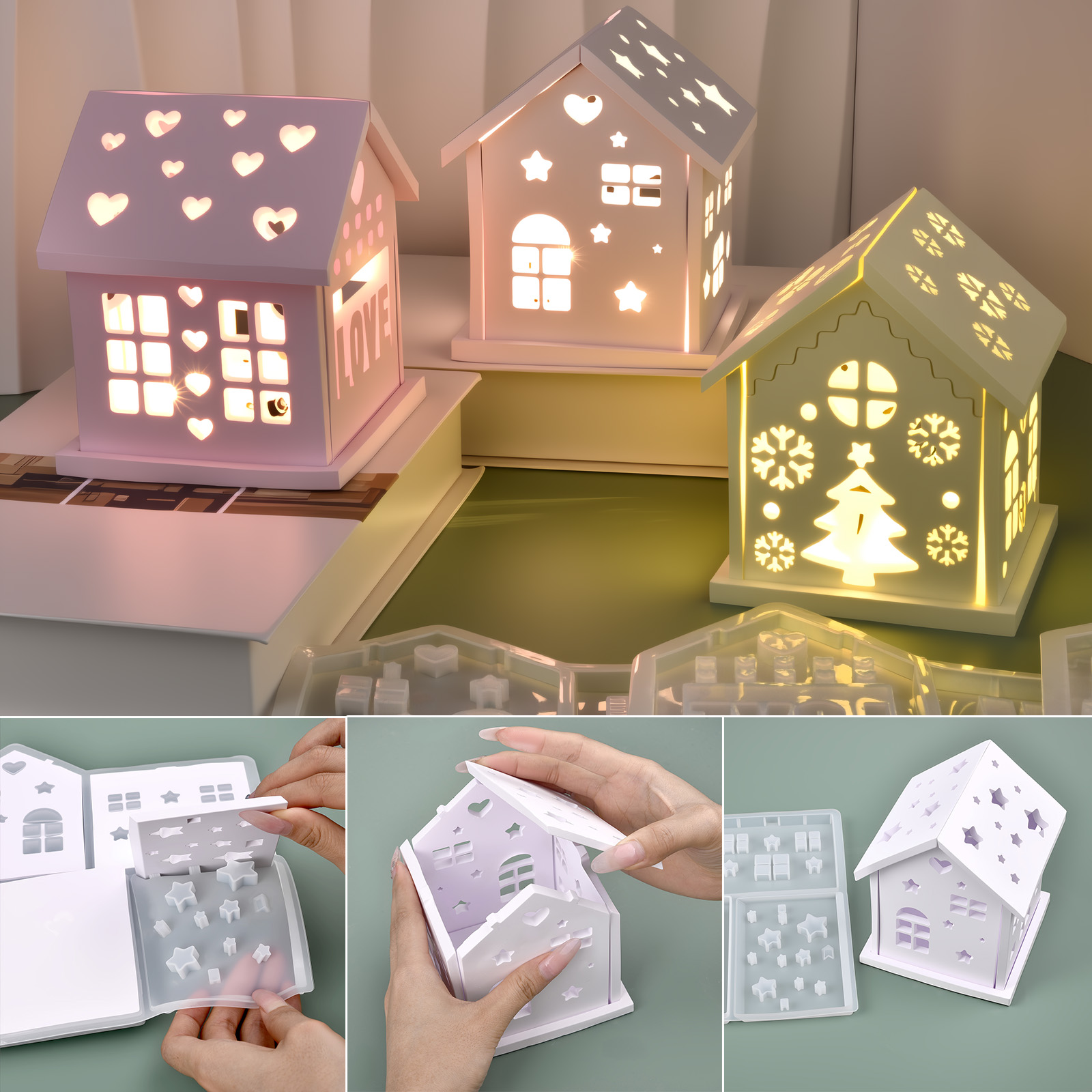 3D Haus Silikonform DIY Weihna – Candle Making Party Bewertung und Preis