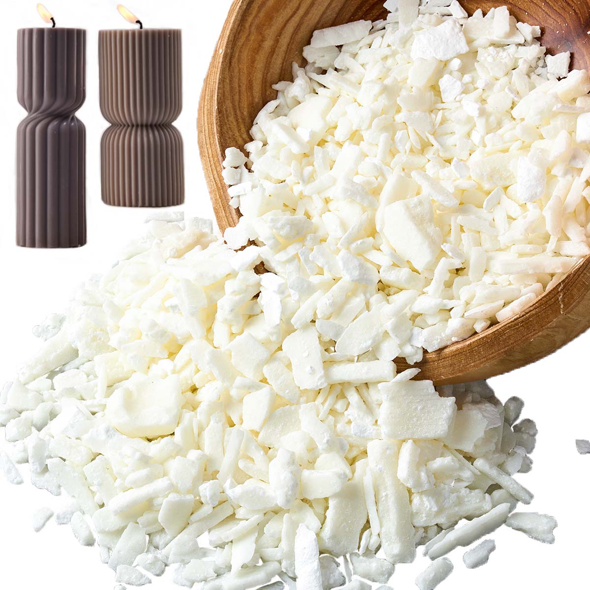 1 Pfund reinweißes Sojawachs f – Candle Making At Home Bewertung und Preis