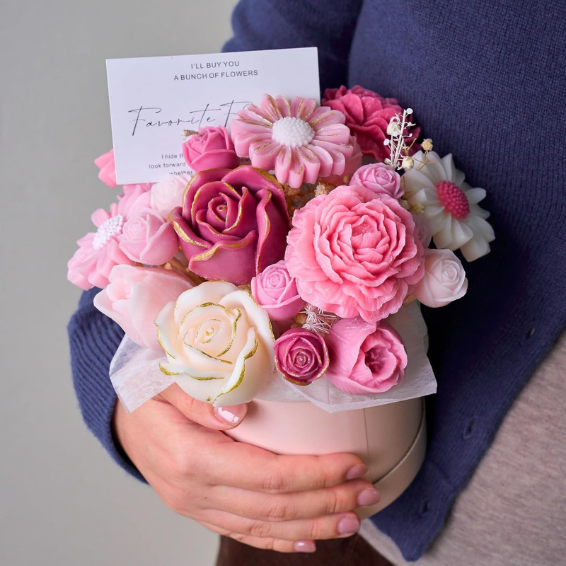 5-teiliges Blumen-Kerzenformen – Candle Making Party Bewertung und Preis
