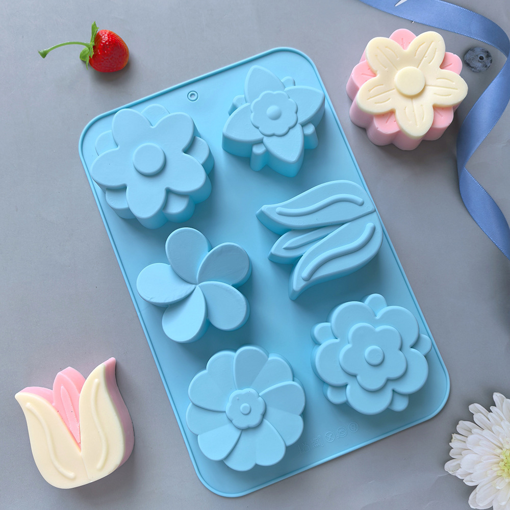 Verschiedene Blumen-Silikonfor – Candle Making Party Bewertung und Preis