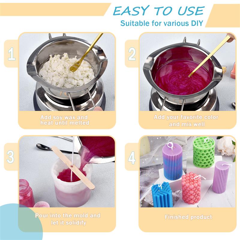 100/500 g/1 kg reines Sojawach – Candle Making At Home Bewertung und Preis